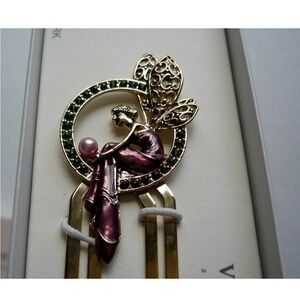 Liz Claiborne Elegant Fairy Hair Bookmark Villager NEW